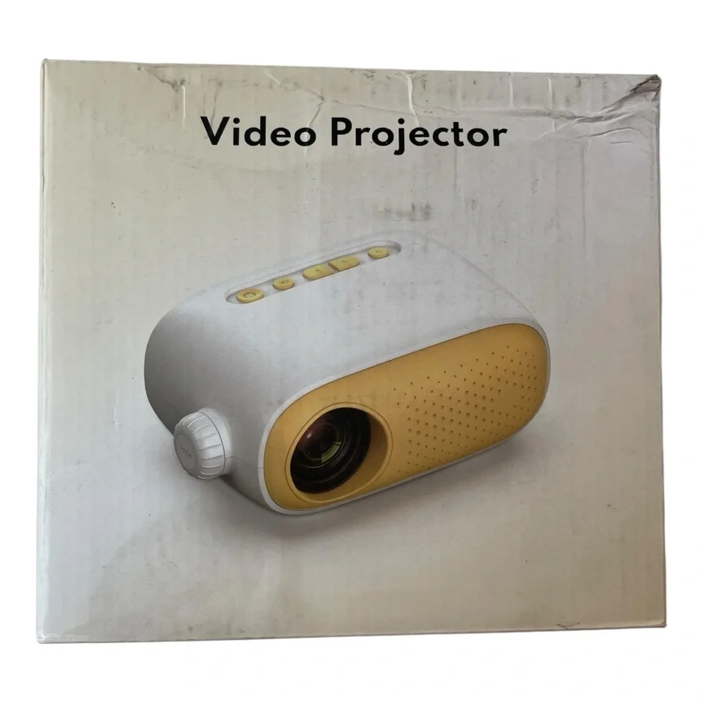 Elephas 1080P Projector Mini LED Portable Video & Gaming 9500L USB NEW OPEN BOX